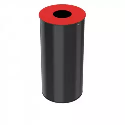 Poubelle de tri intérieur rouge de 50 L Poubelle de tri intérieur rouge de 50 L