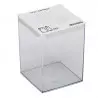 Bac pour recyclage piles 2L blanc