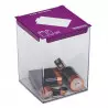 Bac de recyclage pour piles de 2L violet