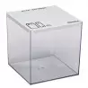 Collecteur de piles blanc de 7 litres