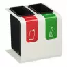 Poubelle de tri intérieur 2 X 8 L