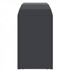 Poubelle de tri sélectif extérieur pour les collectivités vue côté