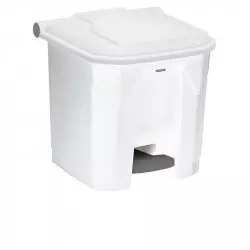 Poubelle de tri intérieur blanche de 30 litres Poubelle de tri intérieur blanche de 30 litres