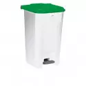 Corbeille intérieure pour tri sélectif de 100 L couvercle vert