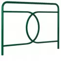 Barrière de ville en acier coloris vert