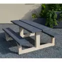 Table pique-nique collectivité en béton