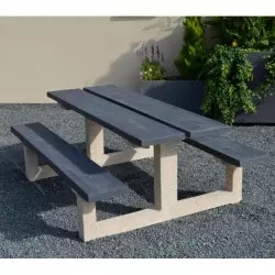 Table pique-nique collectivité en béton Table pique-nique collectivité en béton