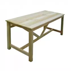 Table de jardin en bois