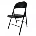 Chaise pliante noire
