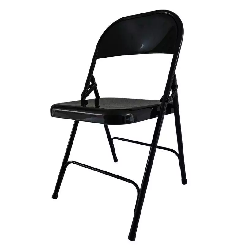 Chaise pliante noire