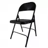 Chaise pliante noire
