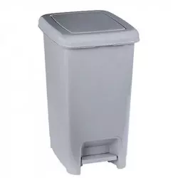 Poubelle intérieure pour collectivités en polypro gris