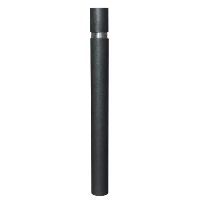 Borne en acier inoxydable noir 96 mm