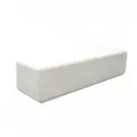 Banc urbain monobloc en béton blanc