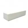 Banc urbain monobloc en béton blanc