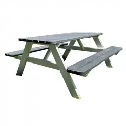 Table de ^pique-nique en bois pour collectivités