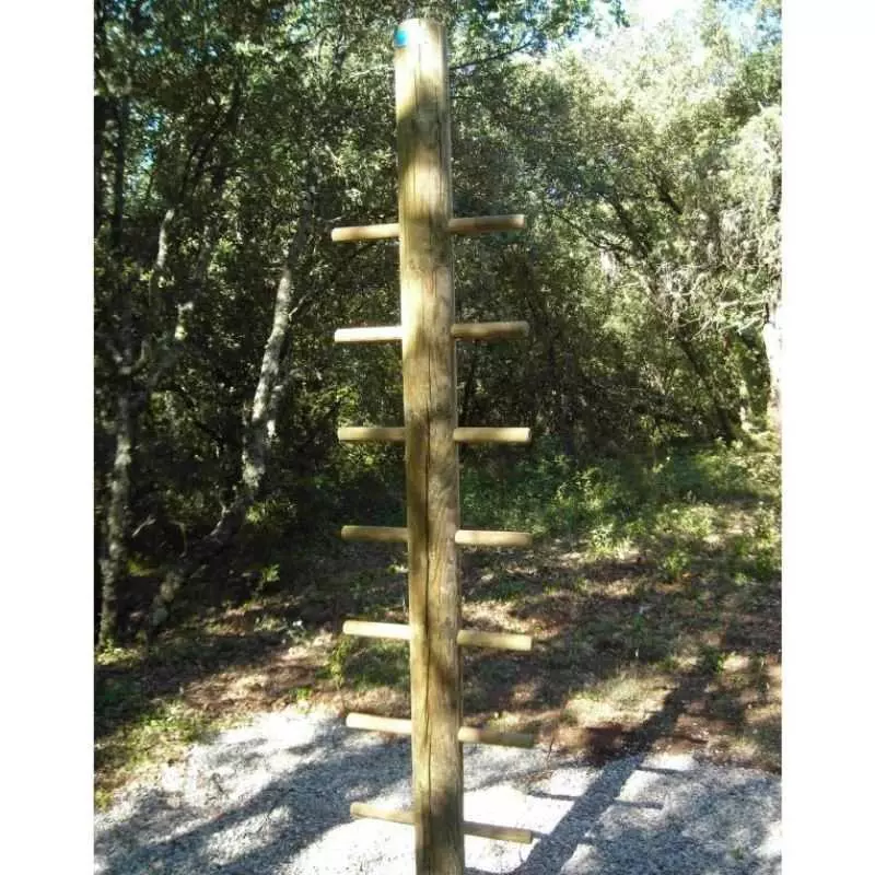 Module sportif en bois pour parcours de santé plein air