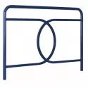 Barrière de ville métallique coloris bleu