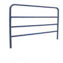 Barrière de ville en acier bleu