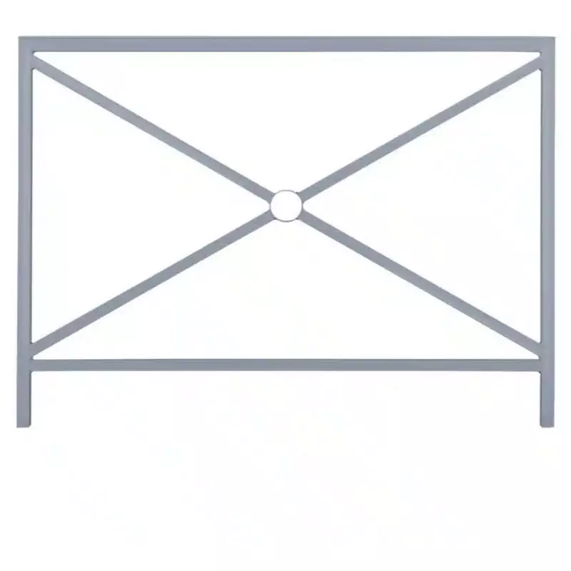 Barrière urbaine en acier gris Barrière urbaine en acier gris
