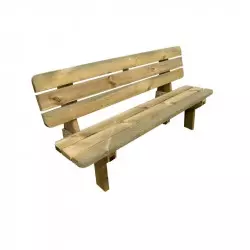 Banc jardin public en bois