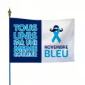Drapeau pour soutenir les actions Novembre Bleu