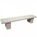 Banquette de ville en béton