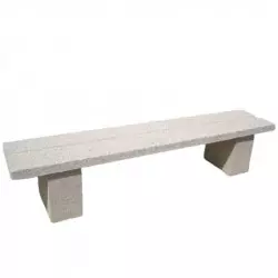 Banquette de ville en béton