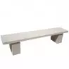 Banquette de ville en béton