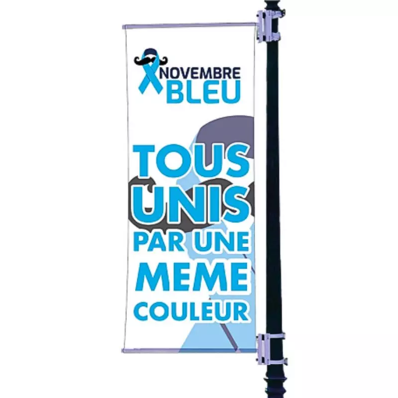 Affiche d'extérieur pour Novembre Bleu Movember Affiche d'extérieur pour Novembre Bleu Movember