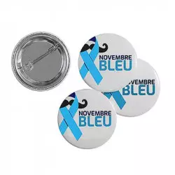 Badges pour Novembre Bleu Movember
