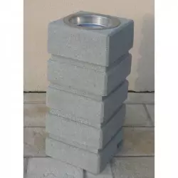 Cendrier extérieur sur pied pour collectivités