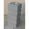 Cendrier extérieur sur pied pour collectivités