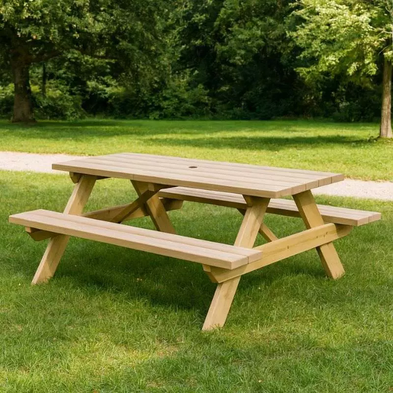 Table de picnic en bois Table de picnic en bois