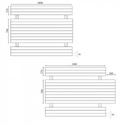 Dimensions pour les plateaux de la table pique-nique bois Dimensions pour les plateaux de la table pique-nique bois