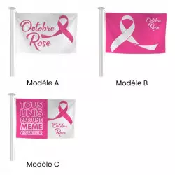 Différent modèle de pavillon à hisser pour octobre rose Différent modèle de pavillon à hisser pour octobre rose