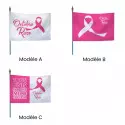 Les différents modèles pour les drapeaux Octobre rose