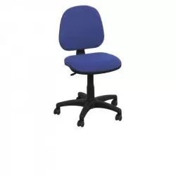 Chaise de bureau professionnelle en tissu bleu, autres coloris disponibles