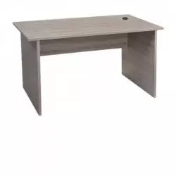 Table bureau professionnel en mélaminé coloris Driftwood