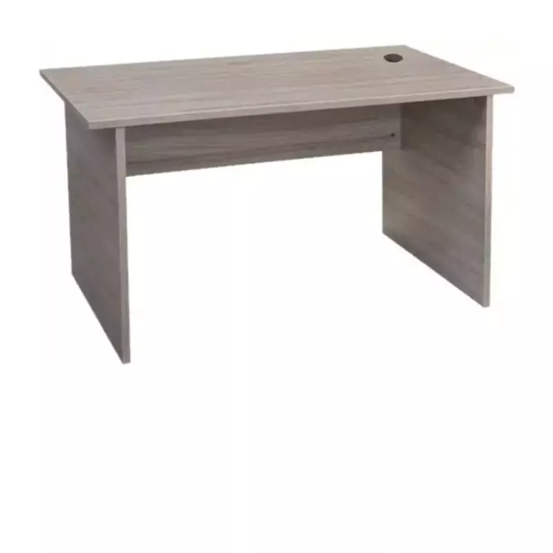 Table bureau professionnel en mélaminé coloris Driftwood