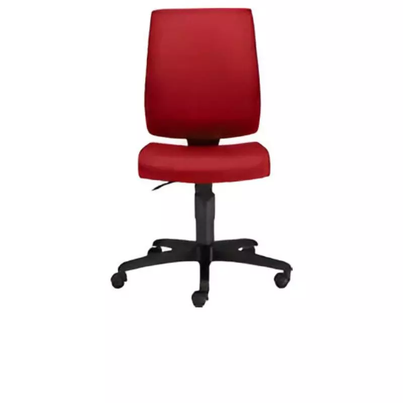 Chaise pour bureau professionnel réglable, tissu rouge, choix des coloris