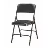 Chaise pliante assise et dossier vinyle rembourré classé M2 Chaise pliante assise et dossier vinyle rembourré classé M2