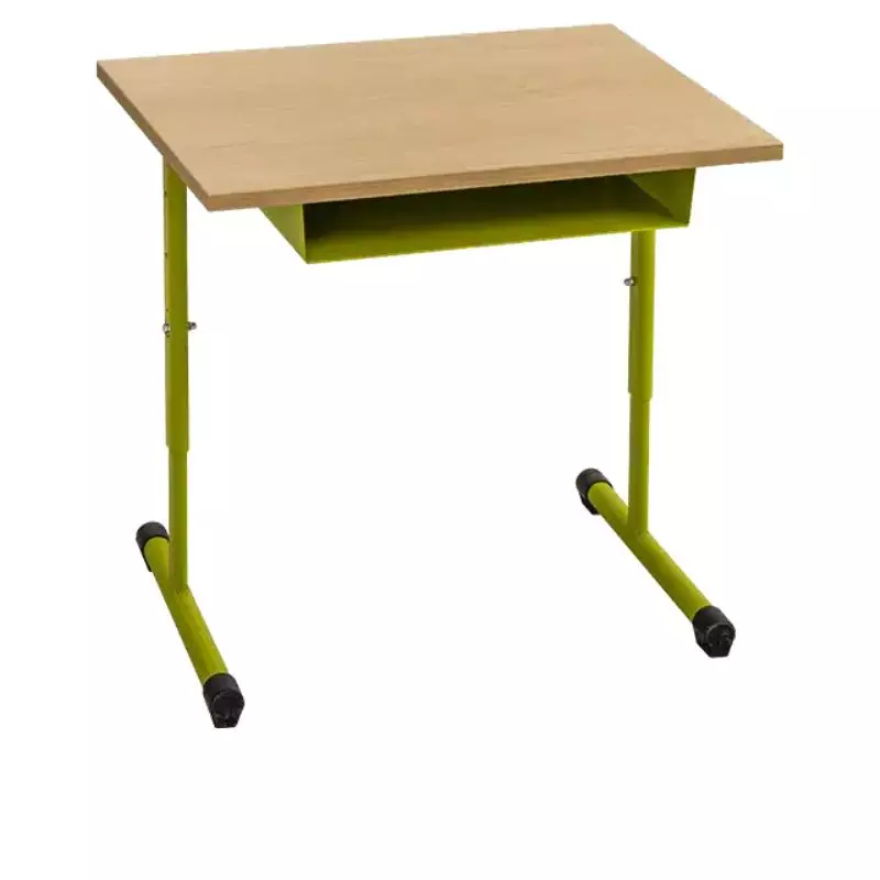 Table scolaire avec casier, réglable, école maternelle