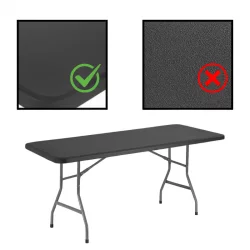 Plateau aspect lisse pour la table polypropylène Plateau aspect lisse pour la table polypropylène