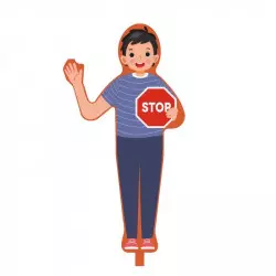 Panneau signalisation école "Garçon"