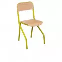 Chaise pour écolier structure jaune Chaise pour écolier structure jaune
