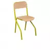 Chaise pour écolier structure jaune Chaise pour écolier structure jaune