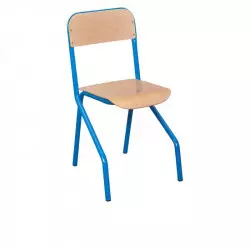 Chaise pour collège structure coloris bleu Chaise pour collège structure coloris bleu