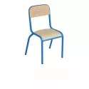 Chaise pour école maternelle empilable piétement bleu Chaise pour école maternelle empilable piétement bleu