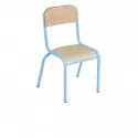 Chaise de maternelle structure bleu clair Chaise de maternelle structure bleu clair